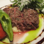 リストランテ 濱崎 - 鹿児島県産黒毛和牛のグリル