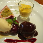 リストランテ 濱崎 - 本日のデザート盛合わせ