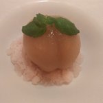 レストランひらまつ - 白桃のコンポート（2017.7）