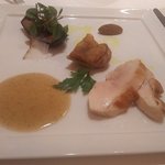 レストランひらまつ - メインの薩摩軍鶏（2017.7）