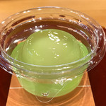 ひよこ庵 - 水まんじゅうメロン　税込140円