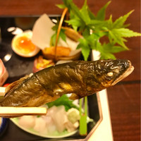 祇園ゆやま - 鮎の怖い顔