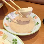 サイゼリヤ - ドレッシングにどっぷり漬けるよ