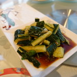Dynasty Restaurant - Marinated cucumber in garlic