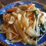 大正亭 - 五目あん掛け焼きそば　800円