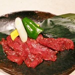 炭火焼肉味道苑 - ハラミ。ヘルシーですね♪