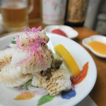 季節料理 藤原 - 鱧湯引き