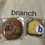 ブランチ コーヒー - アメリカンチューイクッキーチョコチップ、レモンケーキ
