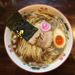 麺座 かたぶつ - ソフトイカ煮干しの追い煮干し中華そば