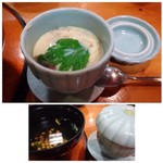 Sushihonkegemmon - ◆茶碗蒸しは具沢山でいい味わいだそう。 ◆お吸い物。