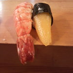 一心太助 - 上にぎり（海老、数の子）