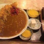民宿 しをみ食堂 - カツカレー普通盛り７５０円。