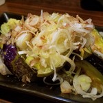 もつ焼 あぶさん - 揚げナス