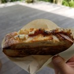 生瀬ヒュッテ - チェダーチーズのホットサンド　380円