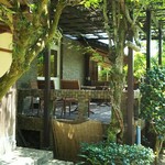 待合室？のテラス