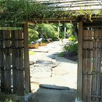 竹山 - お庭への入り口