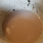 そば哲 - 蕎麦湯