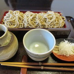 蕎茶亭まるやま - 合わせのせいろは、丸抜き