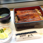 炭焼うなぎ 加茂 - うな重・上　　　3,200円　