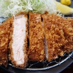 こだわりとんかつあぢま - 佐伯豚ロースかつ　アップ