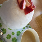 雪みるく - 生もも（角切りネクタリン）