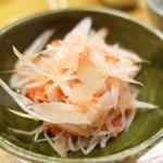 金田 - みょうが梅肉和え470円