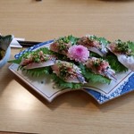 うおしん - 2017/6 あじ寿司