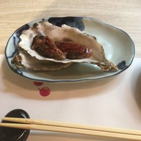 鮨あら井 - 牡蠣のワイン焼き