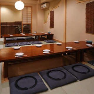 ゆったりと寛げる完全個室は最大37名様までOK◎