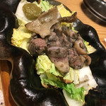 海鮮炭焼 夢源 - 鶏モモ炭火焼