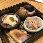 海鮮炭焼 夢源 - お通し