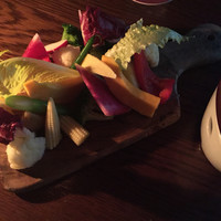 THE KAWABUN NAGOYA - 季節野菜の彩り美しいバーニャカウダ