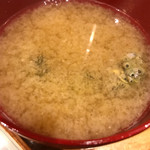 幸子のお茶漬 - ニシ貝の味噌汁