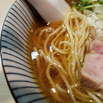麺屋 鶯 Uguisu - スープ  麺  アップ