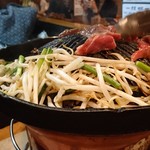 北海道ジンギスカン良夢 - やっぱこの焼き方