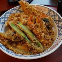 天ぷらふく西 禅と匠 - 特製天丼（昼）アップ