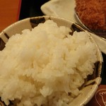 Tonkatsu Chuubou Takumi - ご飯は1.5膳ほど