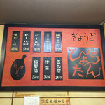 ぎょうざの店 ひょうたん - メニュー