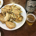 ぎょうざの店 ひょうたん - ビールと餃子