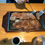 ステーキ ダイナー アリヨシ - ハーフ&ハーフ360