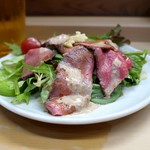家庭料理 小川 - ローストビーフのサラダ