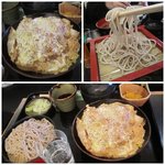 美濃屋 文右衛門 - かつ丼セット（もり蕎麦）