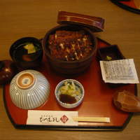 しら河 浄心本店 - 上ひつまぶしと肝吸い
