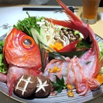 創作割烹 東 - 金目鯛のしゃぶしゃぶ