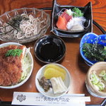長老亭天戸茶屋 - ランチミニソースカツ丼 　８４０円