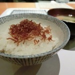 石和川 - ちりめん山椒ごはん＆具たくさんお味噌汁