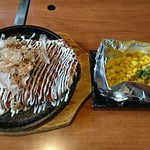 そらいえ - 大阪風たこチーズ+コーンバター：830円+380円