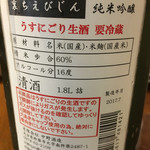 にほん酒食堂 酒和っ家 - 裏ちえびじん