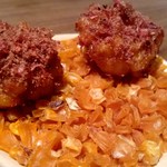 Crony - とうもろこし、自家製ビーフジャーキーの衣