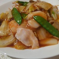 中国料理 桃園 - 五目入り焼きそば1728円（サービス料別）まいぅ